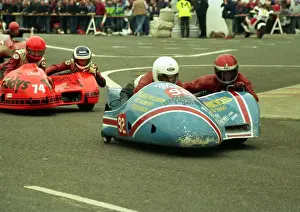 David French & Steve Lavender (Windle Yamaha) 1988 Sidecar TT