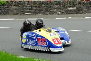 David Hirst & Benjamin Binns (Shelbourne Honda) 2013 Sidecar TT