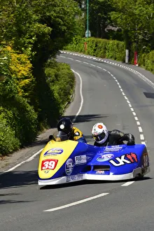 Images Dated 31st October 2020: David Hurst & Dickie Gale (BHR Honda) 2015 Sidecar TT