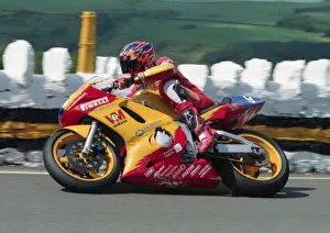 Images Dated 18th June 2020: David Jefferies (V&M Yamaha) 2000 Junior TT