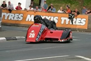 Images Dated 1st January 1980: David Kimberley & Robert Bell (Ireson Honda) 2010 Sidecar A TT