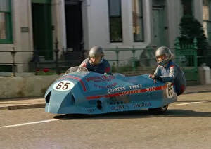 Images Dated 12th July 2019: David Low & Janet Low (Suzuki) 1987 Sidecar TT