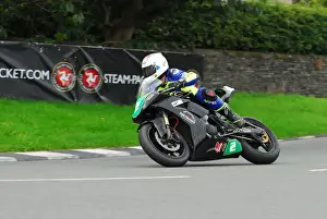 2015 Super Twin Manx Grand Prix Prints: David Lumsden (Kawasaki) 2015 Super Twin Manx Grand Prix