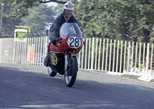 Images Dated 2nd December 2021: David McBain (DMS Norton) 1971 Senior Manx Grand Prix