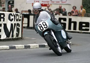 Images Dated 1st April 2020: David McBain (Norton) 1968 Junior Manx Grand Prix
