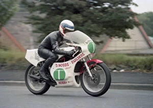 Images Dated 30th July 2021: David Nobbs (Yamaha) 1982 Lightweight Manx Grand Prix