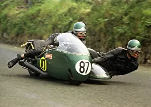 David North & David Bickley (Greenwood Triumph) 1970 750cc Sidecar TT
