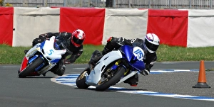 Images Dated 16th April 2016: David Quine (Yamaha), Brendan Fargher (Suzuki), April; Jurby