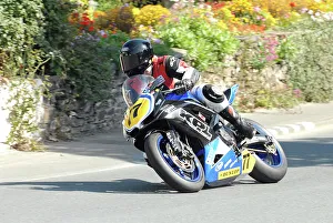 2010 Senior Manx Grand Prix Collection: David Sleith (Suzuki) 2010 Senior Manx Grand Prix