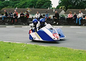 Images Dated 8th August 2018: David Wallis & Sally Wilson (Shelbourne Honda) 2004 Sidecar TT