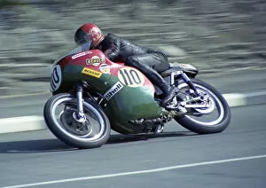 Images Dated 13th August 2020: David Williams (Cowles Matchless) 1973 Senior Manx Grand Prix