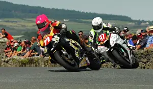 Davy Morgan (Kawasaki) and Seamus Elliott (Kawasaki) 2016 Southern 100