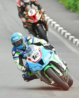 Images Dated 4th June 2016: Dean Harrison (Kawasaki) 2016 Superbike TT