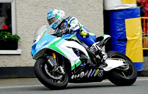 Images Dated 2nd June 2018: Dean Harrison (Kawasaki) 2018 Superbike TT
