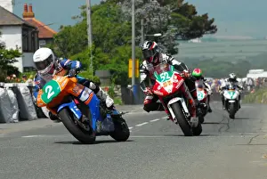 Dean Harrison (Kawasaki) and James Cowton (Kawasaki) 2013 Southern 100