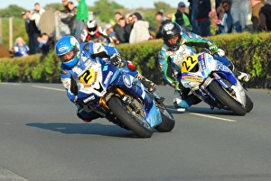 Ivan Lintin Gallery: Dean Harrison (Yamaha) and Ivan Lintin (Kawasaki) 2015 Southern 100