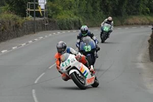 Images Dated 13th June 2009: Dean Martin (Honda) and Neil Chadwick (Yamaha) 2009 Post TT