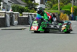 Debbie Barron & Karl Schofield (Ireson Kawasaki) 2014 Southern 100