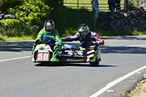 Debbie Barron & Karl Schofield (Ireson Kawasaki Oscar) 2015 Sidecar TT
