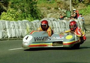 Dennis Bingham & Julia Bingham (Padgett Yamaha) 1984 Sidecar TT