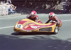 Dennis Bingham & Julia Bingham (Padgett Yamaha) 1982 Sidecar TT
