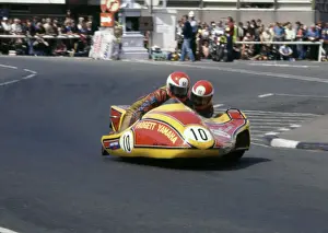 Dennis Bingham & Julia Bingham (Padgett Yamaha) 1982 Sidecar TT