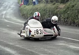 Images Dated 3rd January 2020: Dennis Bingham & Julia Bingham (Yamaha) 1978 Sidecar TT