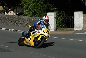 2010 Senior Manx Grand Prix Collection: Dennis Booth (Suzuki) 2010 Senior Manx Grand Prix