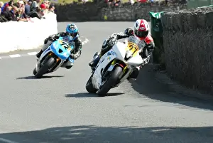 2015 Southern 100 Prints: Dennis Booth (Yamaha) and Russ Mountford (Triumph) 2015 Southern 100
