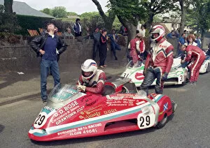 Images Dated 6th February 2022: Dennis Brown & Billie Nelson (Yamaha) 1987 Sidecar TT
