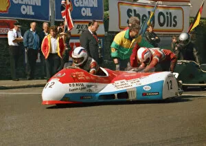 Images Dated 6th February 2022: Dennis Brown & Billy Nelson (Yamaha) 1988 Sidecar TT
