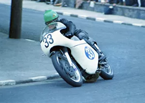 Images Dated 17th December 2018: Dennis Gallagher (AJS) 1968 Junior TT