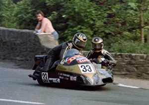 Dennis Holmes & Stephen Bagnall (Ireson Yamaha) 1982 Sidecar TT