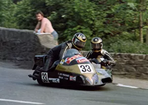 Images Dated 1st January 2022: Dennis Holmes & Stephen Bagnall (Ireson Yamaha) 1982 Sidecar TT