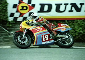 Images Dated 30th September 2019: Dennis Ireland (Suzuki) 1983 Formula One TT