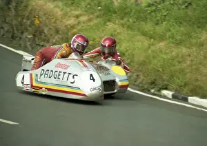 Dennis and Julia Bingham at Bedstead Corner: 1984 Sidecar TT