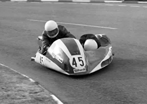 Images Dated 2nd January 2020: Dennis Keen & Alan Symons (Yamaha) 1980 Sidecar TT