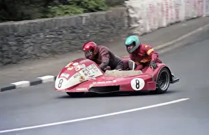 Dennis Keen & Colin Hardman (Yamaha) 1983 Sidecar TT
