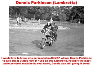 Dennis Parkinson Collection: Dennis Parkinson (Lambretta)
