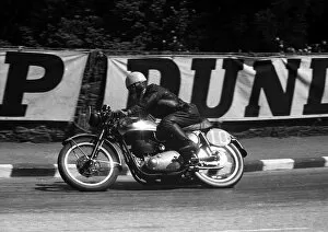 Images Dated 19th October 2016: Dennis Pratt (BSA) 1956 Junior Clubman TT