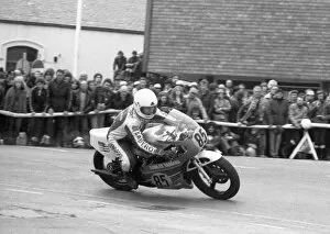 Images Dated 18th September 2020: Dennis Trollope (Fowler Yamaha) 1981 Senior TT