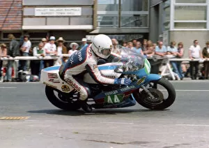 Images Dated 18th July 2019: Dennis Trollope (Fowler Yamaha) 1982 Junior TT