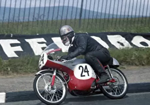 Images Dated 7th April 2020: Dennis Trollope (Honda) 1967 50cc TT
