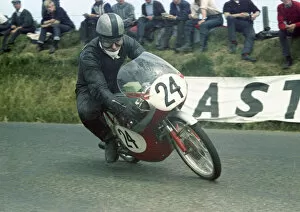 Images Dated 7th April 2020: Dennis Trollope (Honda) 1967 50cc TT
