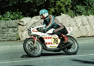 Images Dated 16th August 2019: Derek Akerman (Yamaha) 1978 Senior Manx Grand Prix