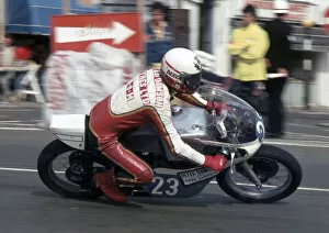 Images Dated 19th April 2021: Derek Allan (Yamaha) 1983 Junior Manx Grand Prix