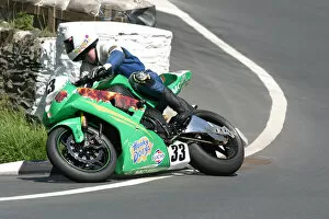Images Dated 6th May 2022: Derek Brien (Kawasaki) 2009 Superbike TT