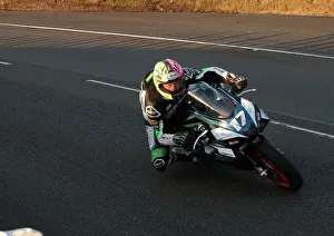 Images Dated 25th October 2022: Derek Brook Aprilia 2022 Junior Manx Grand prix