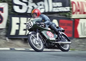 Images Dated 2nd April 2020: Derek Huxley (Honda) 1974 Production TT