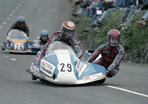 Images Dated 17th September 2020: Derek Jones & Brian Ayres (Daytona Yamaha) 1978 Sidecar TT